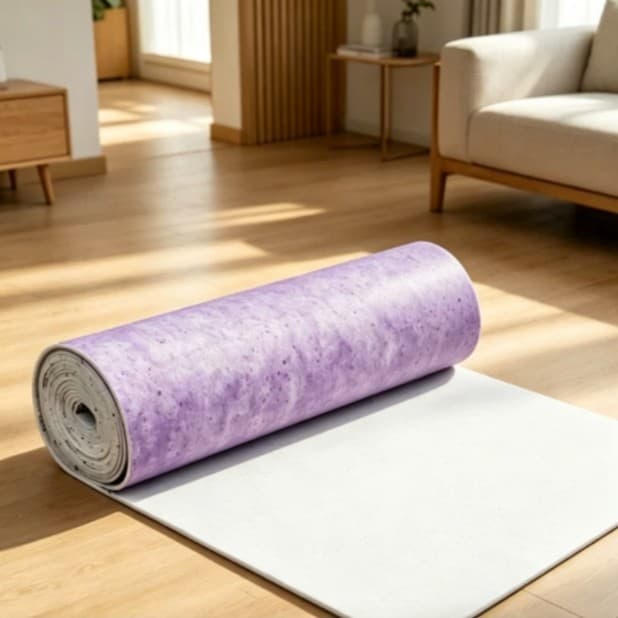 PU Foam Carpet Underlay High Density Double-Sided Carpet Pad Carpet Roll