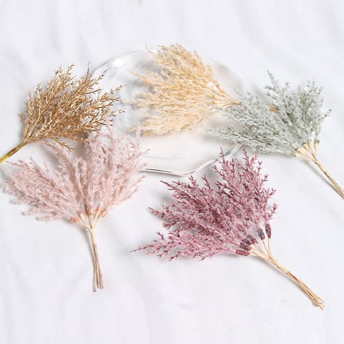 Artificial Cedar Plastic Flowers DIY Handmade Vine Ring Headwear Material Accessories Wedding Decoration Wholesale