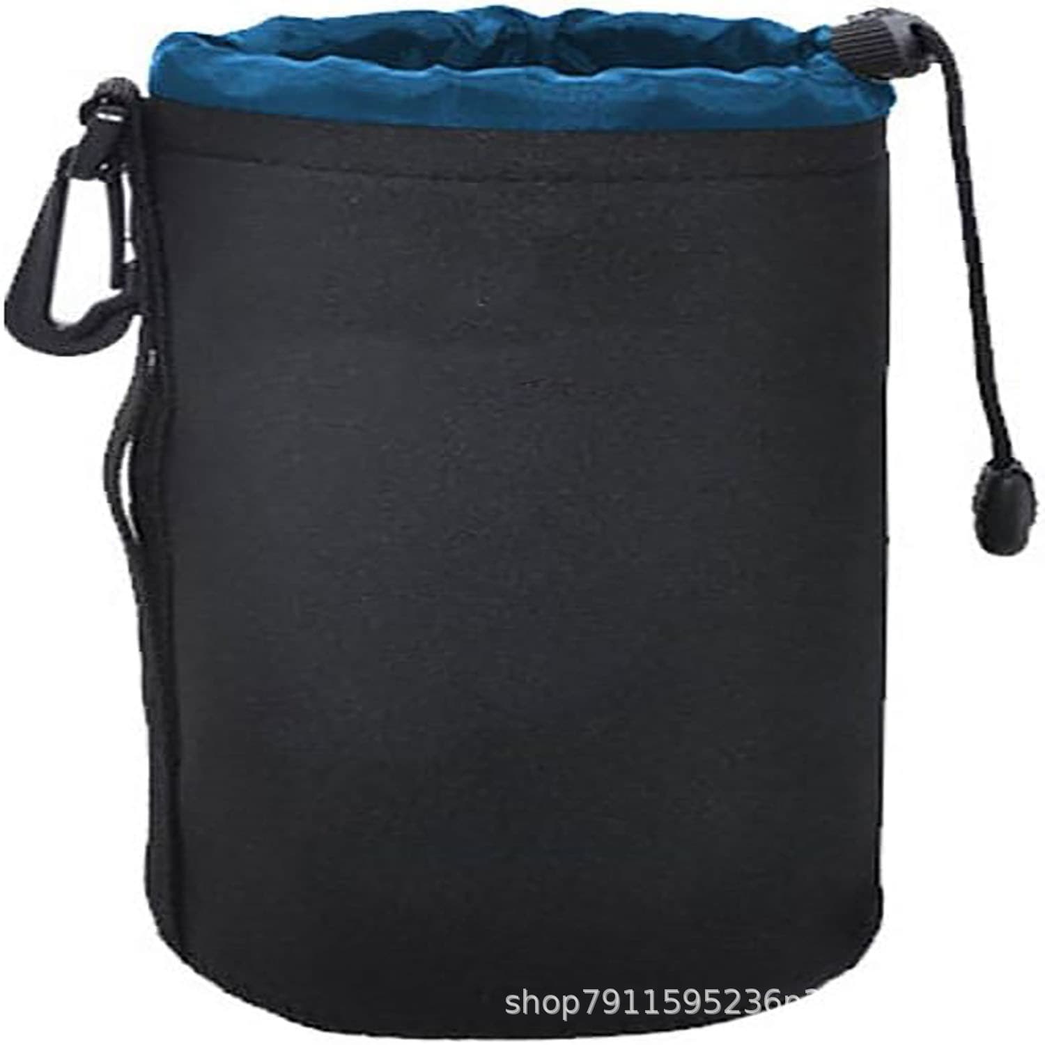 Amazon Camera Lens Bag Waterproof Cosmetics Bag Diving Material Thickened Velvet Camera Lens Bag
