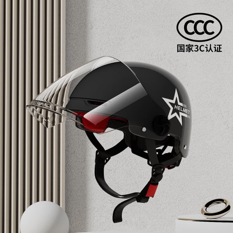 3C Certified Electric Vehicle Helmet, Motorcycle, Four Seasons, Unisex, Electric Bicycle Helmet, Safety Helmet