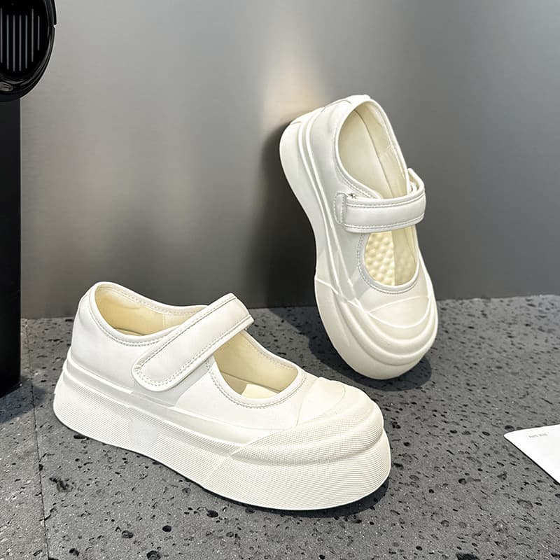 French Mary's Women's Shoes New Style Zhao Lu Si Mono Same Style Ugly Sandals Large Head Thick Bottom Women's Small Leather Shoe