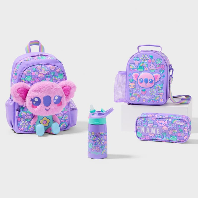 Australian Smiggle Stationery Mini Kids Ultra-Light Small Backpack Outdoor Bag