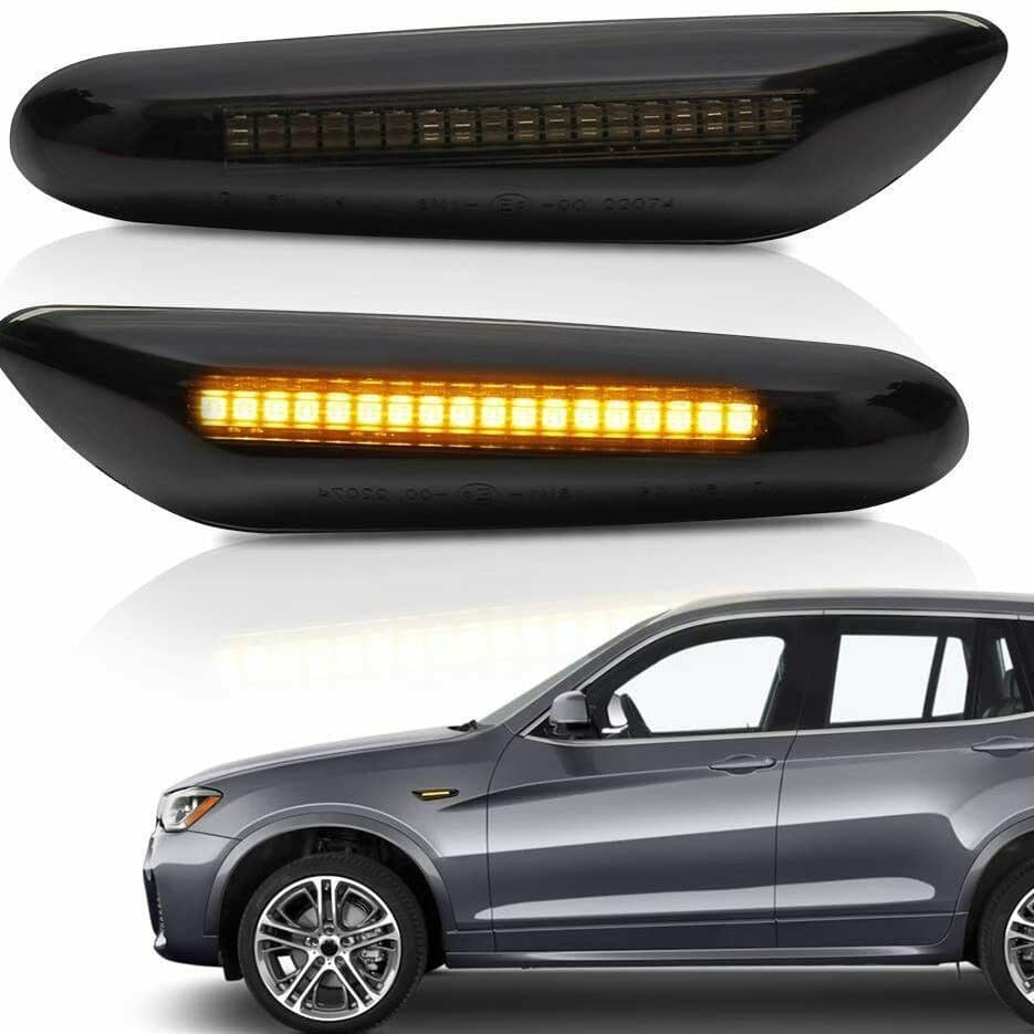 Compatible with BMW 1/3/5 Series E46 E60 E87 E90 E92 X1 X3 Sequential Fender Side Marker Turn Signal Light