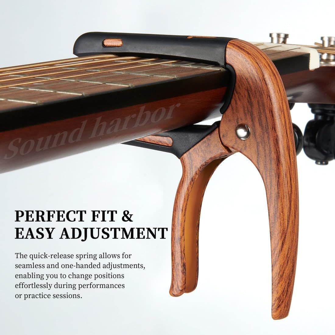 Folk Guitar Exquisite Bird-Shaped Capo, Electric/Acoustic Guitar Transposing Clamp, Metal Guitar Capo, Wholesale