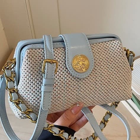 2026 New Fashion Crossbody Shoulder Bag Baguette Bag Denim Stylish Versatile Handmade Small Bag