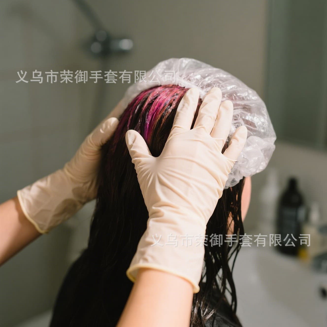 9-inch disposable latex gloves, powder or powder-free, highly elastic durable waterproof and oil-resistant natural rubber gloves