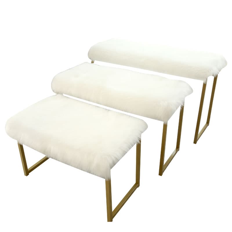 Cross-border Plush Display Mat Display Table Window Shelf Cabinet Machine Washable Stain-Resistant Thickened Faux Wool Rug Bedroom