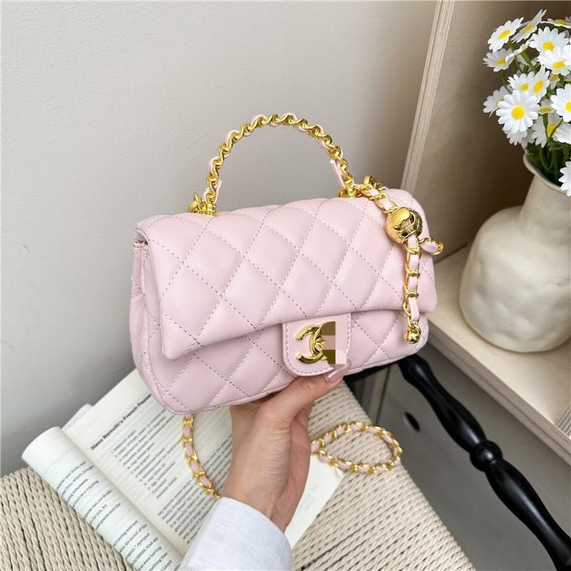 Cross-border Chanel-style 2026 quilted chain bag for women, fashionable versatile shoulder crossbody bag, premium handbag