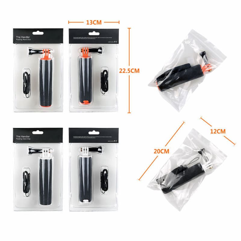 Suitable for GoPro accessories handheld buoyancy rod, photography stabilizer, diving surfing selfie stick.