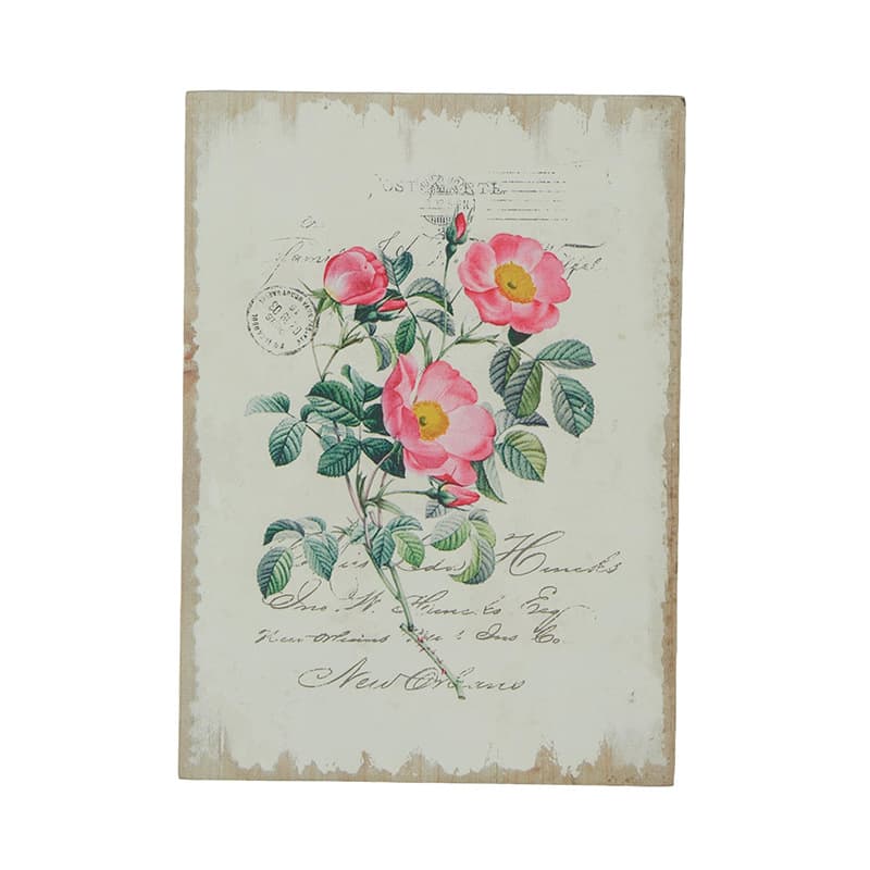 Direct from Source Factory Small Wall Art Floral Decor Living Room Bedroom Wall Hanging Retro Decorative Painting