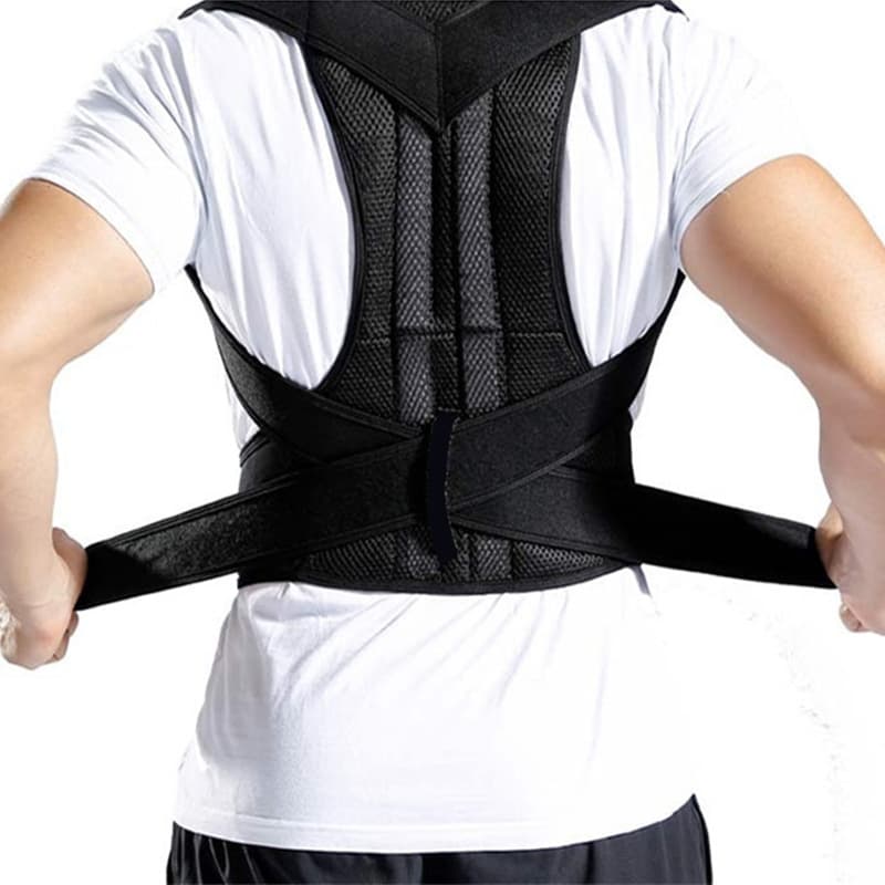 Posture Correction Belt Back Support Steel Plate Corrector Anti-Curvature Slimming Shaping Body Supportive Fitness Equipment