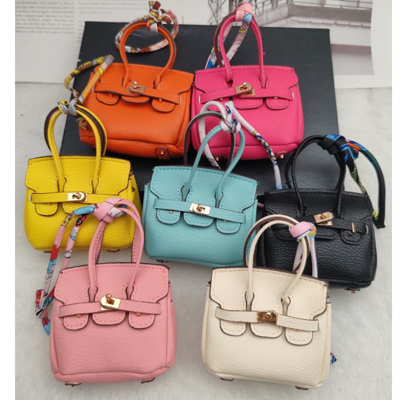 New Mini Platinum Bag Charm High-End Coin Purse Earphone Bag Car Keychain Wholesale