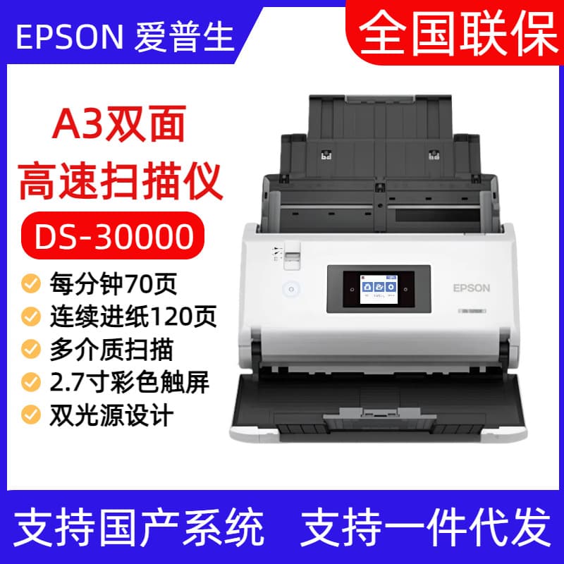 Epson DS-30000 31100 31200 Large Format A3 High-Speed Duplex Scanner