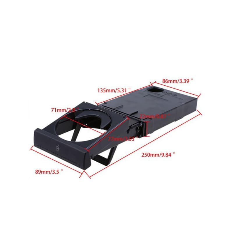 Compatible with Audi A6 C5 98-05 Car Cup Holder Beverage Holder 4B0862534D Mazda 6