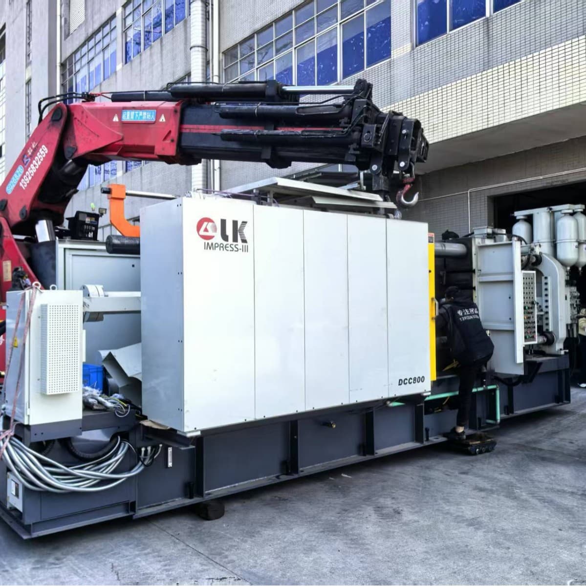Die Casting Machine Low Price Transfer LK 800 Ton New Die Casting Machine Cold Chamber Die Casting Machine Cold Chamber Aluminum Die Casting Machine