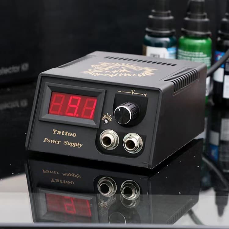 Boundless Tattoo Equipment Tattoo Machine Power Supply Mini LCD Lion Head Power Supply Tattoo Voltage Regulator Stabilizer