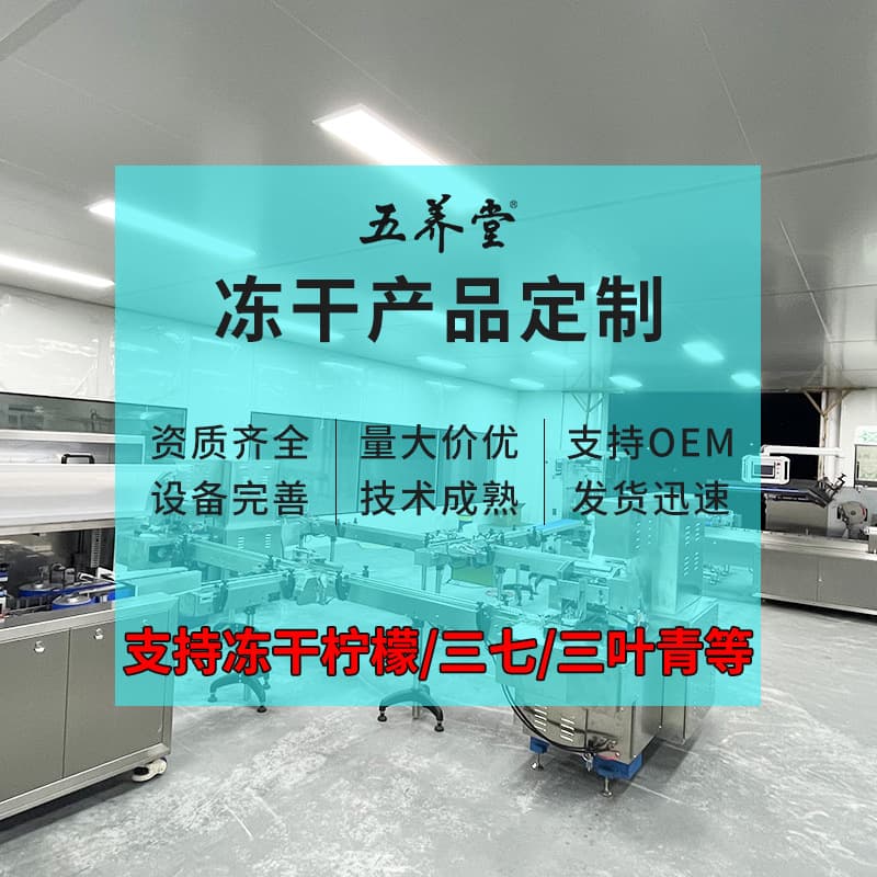 Wuyangtang Freeze-Dried Sanyeqing Lemon Powder Customization, Factory Wholesale Low-Temperature Freeze-Dried Sanqi Powder OEM Manufacturing