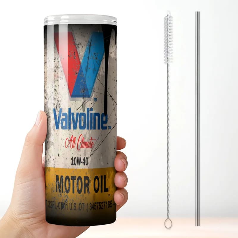 20oz Engine Oil Filter Double Insulated Traveling Cup With Lid