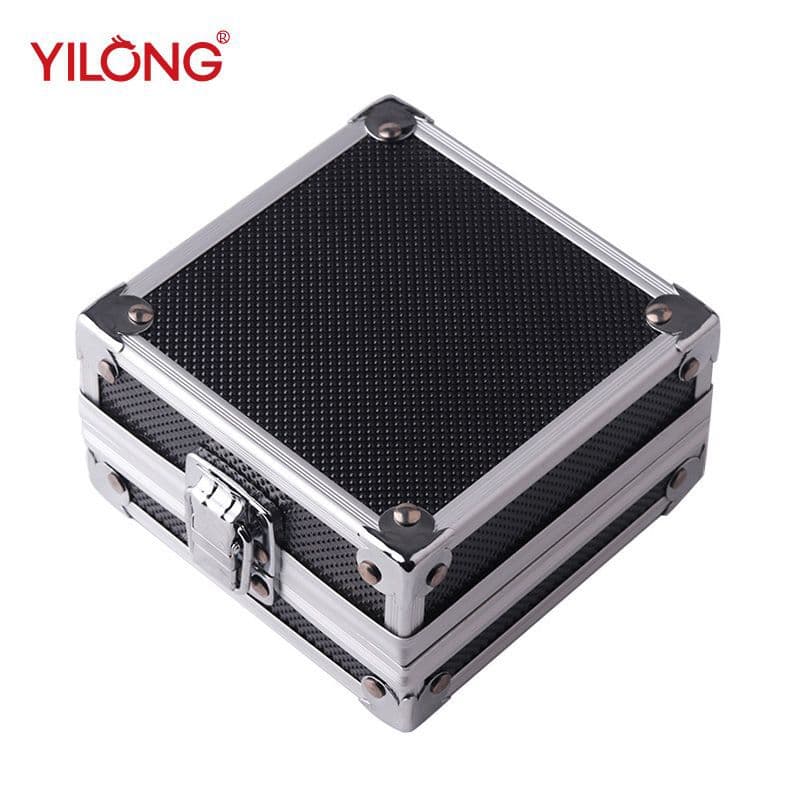 YILONG Tattoo Equipment Tattoo Machine Case Aluminum Alloy Case (with Sponge) Tattoo Auxiliary Tool