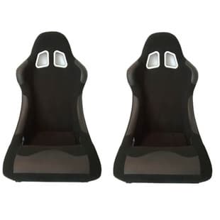 Wholesale Non-Adjustable Racing Seat Modified Bucket Black Pineapple Fabric Car Seat Simulator Compatible