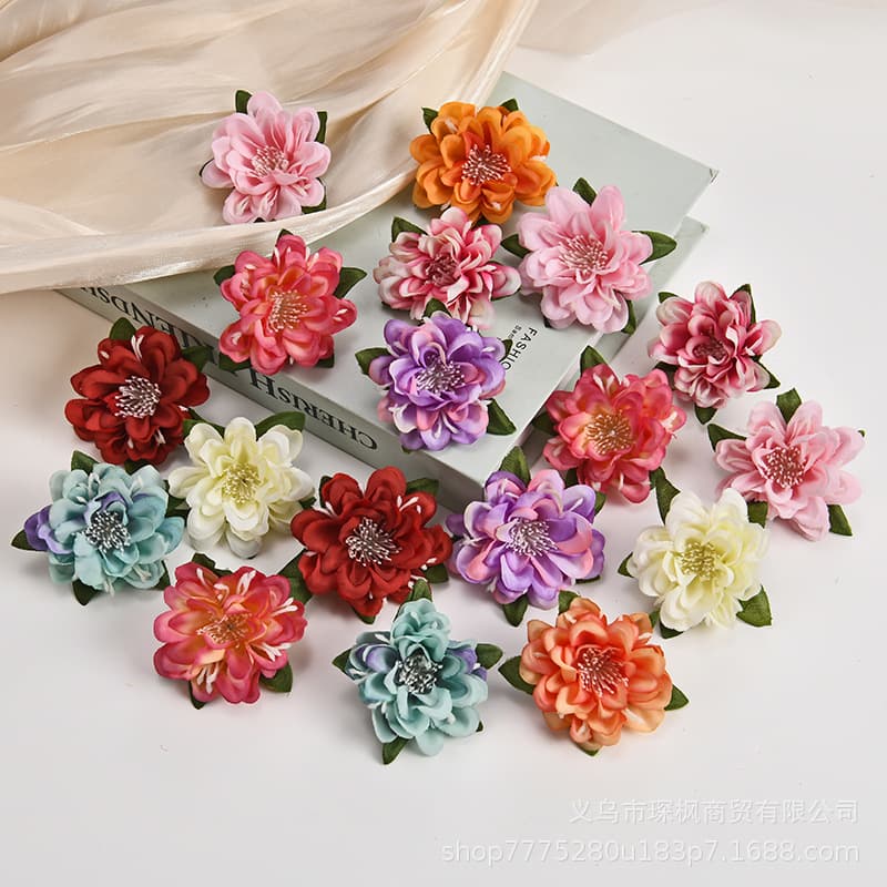 Simulated Flower, Bird, and Chrysanthemum Silk Flowers, Artificial Flowers, DIY Handmade Materials, Flower Wall, Photo Shoot Setup, Wedding Decoration