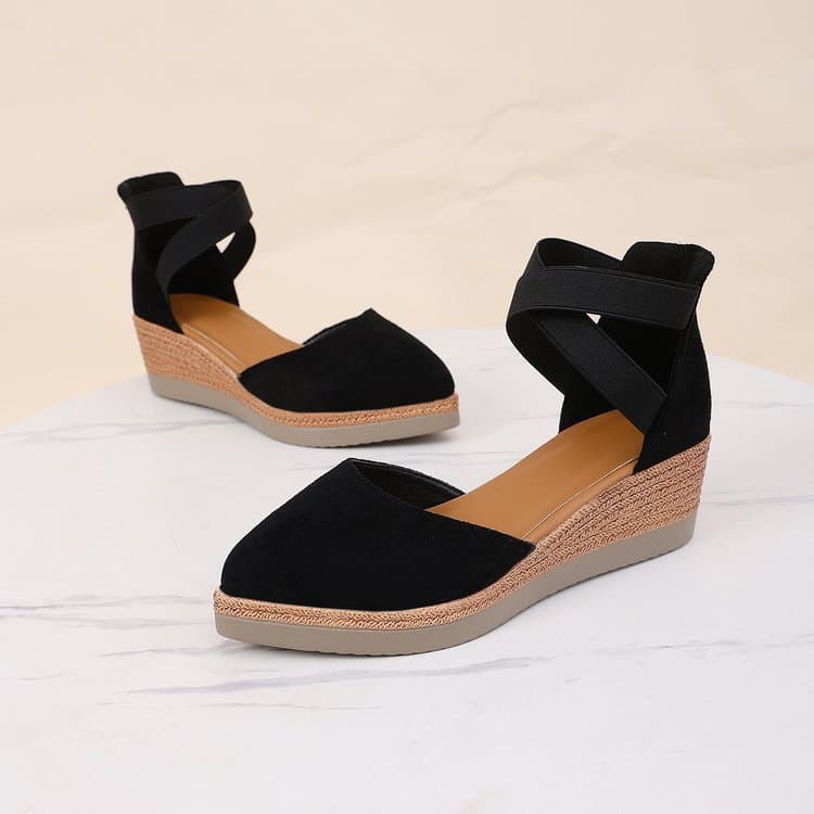 Thick-Soled Two-Way Sandals for Women 2025 New Summer Trendy Fairy Style Slide Sandals to Match Dresses Roman Beach Shoes