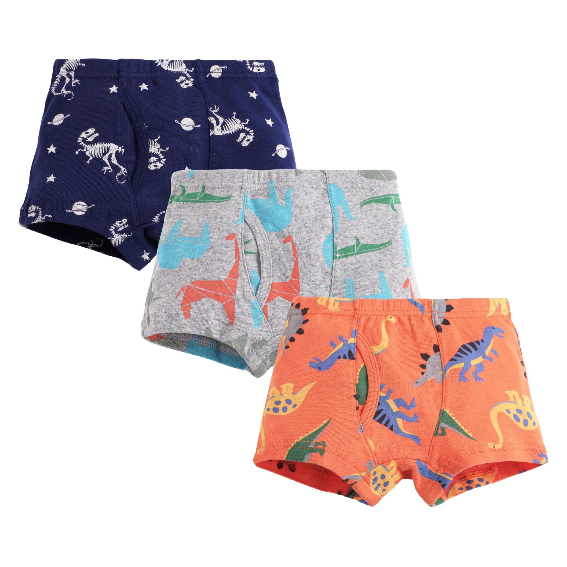 European and American Children's Underwear Boys 100% Cotton Ribbed Baby Boxer Briefs Shorts Cross-border CPSC Flat Briefs