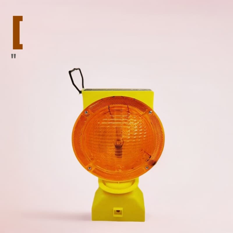 Cross-Border Export Water-Filled Barrier Light No-Charge Road Traffic Safety Strobe Solar Construction Warning Light