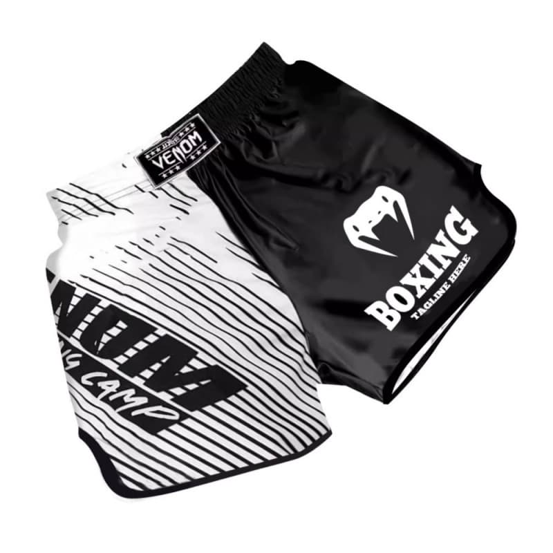UFC Men's Training Gear Quick-Dry Compression Pants Muay Thai Boxing Short Sleeve Shorts Gym Fighting Pants