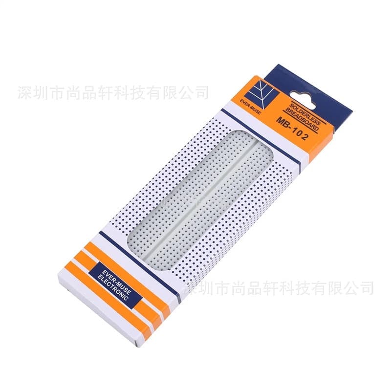 MB-102 Red and Blue Line Breadboard 830-Hole Breadboard Experiment Connection Board 165×55×10mm