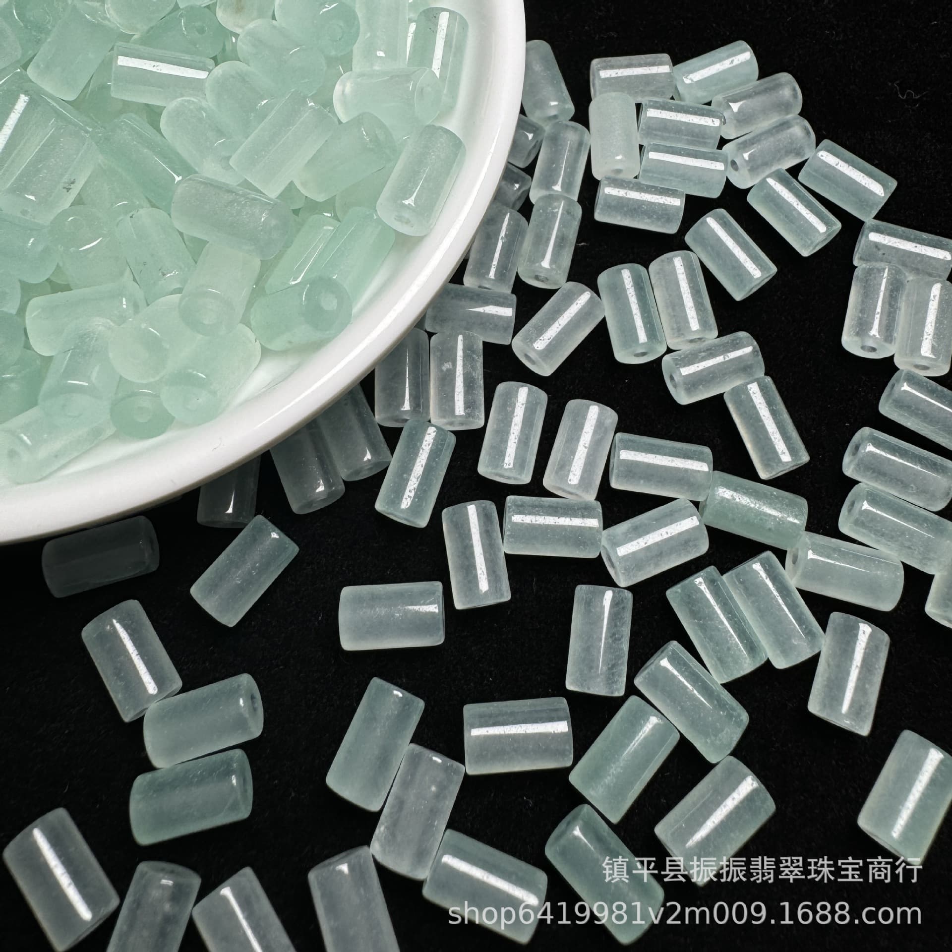Bashan Jade 5x9mm Barrel Beads Wholesale for DIY Jewelry, Straight Beads for Bracelets and Necklaces