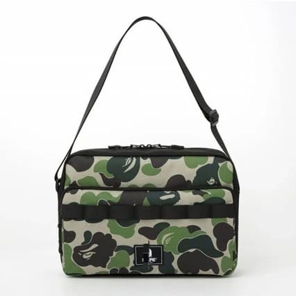 Japanese Magazine Style BAPE Ape Head Digital Print Full Oxford Cloth Single Shoulder Crossbody Bag Streetwear Brand In Stock