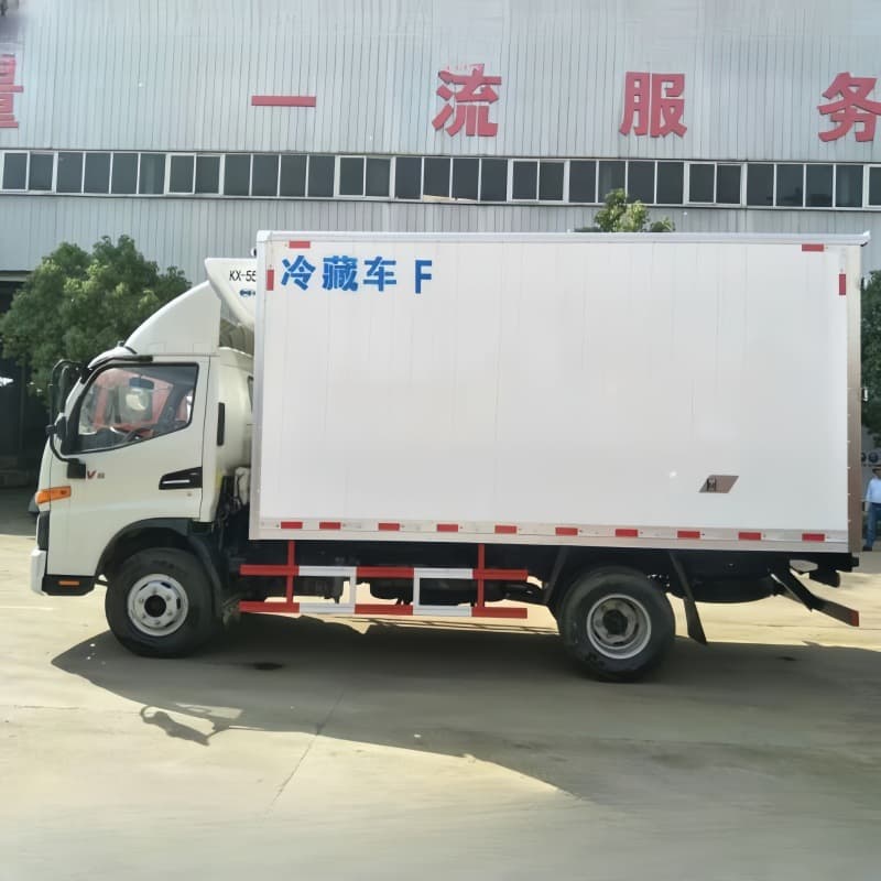 4.2m Refrigerated Truck Pure Electric Refrigerated Truck Export Van Small Refrigerated Truck Frozen Cold Chain Truck