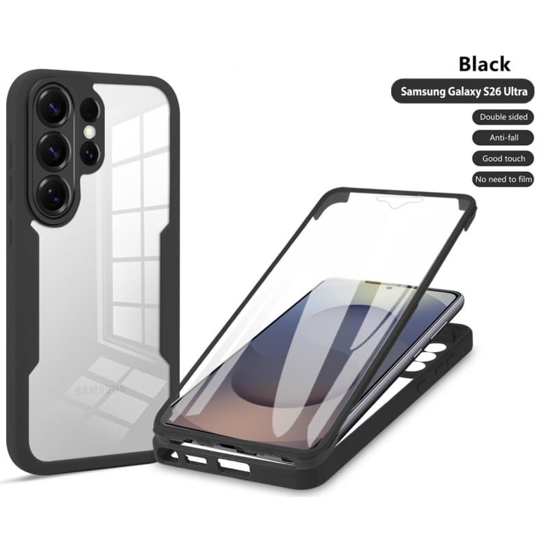 Compatible with Samsung S26 Ultra QiCai Phone Case S25 Ultra Full Coverage S24 Ultra Shockproof Protective Cover