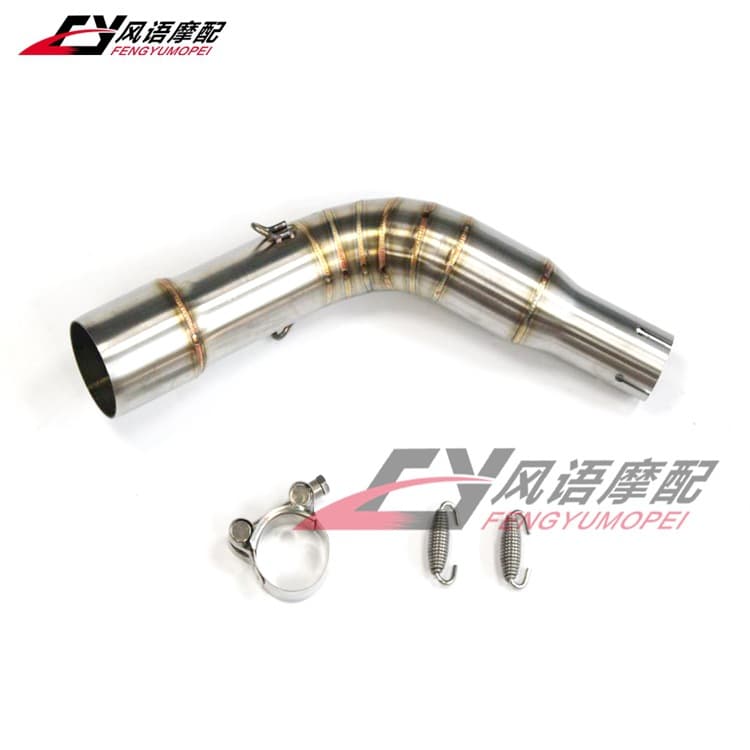For Piaggio Vespa GTS300 Mid-Section Modified Stainless Steel Exhaust Pipe