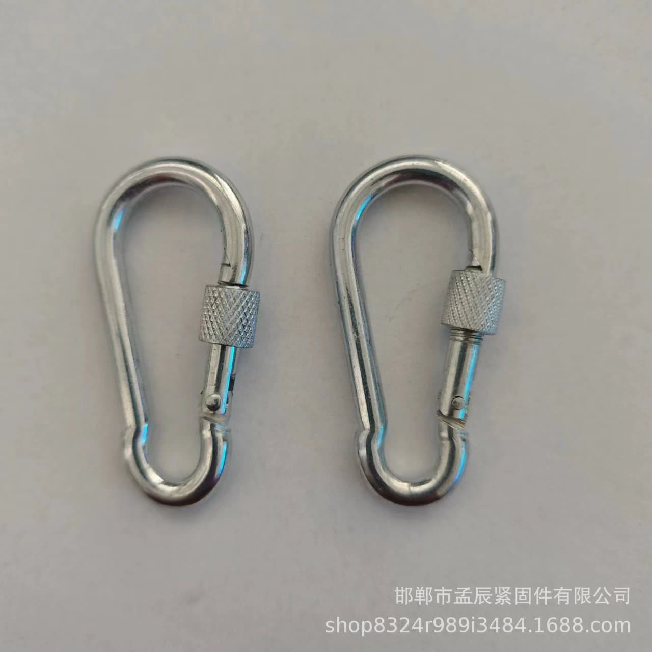Safety Lock Galvanized Carabiner Factory Wholesale Climbing Safety Spring Lock Hook