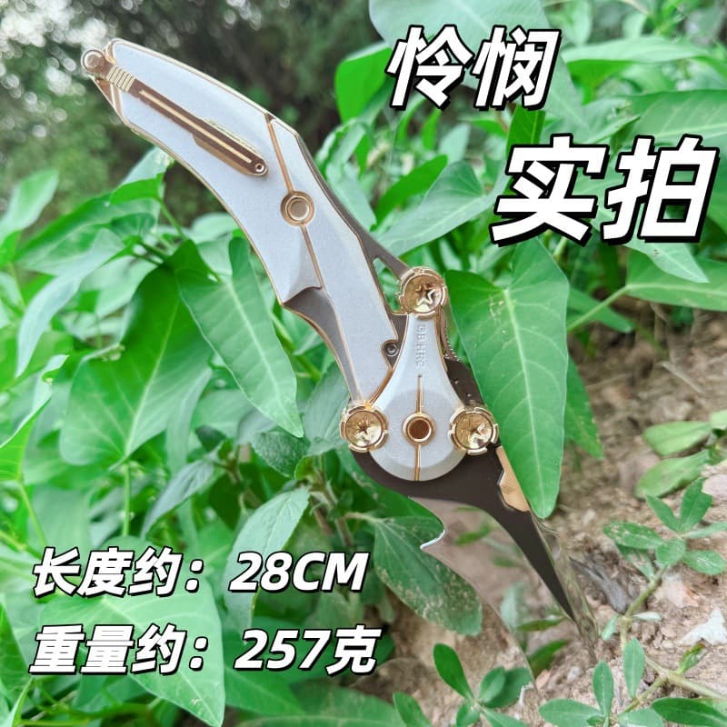 Operation Delta Force merchandise: Compassion folding knife, Polaris metal toy model, alloy figure, cool collectible.