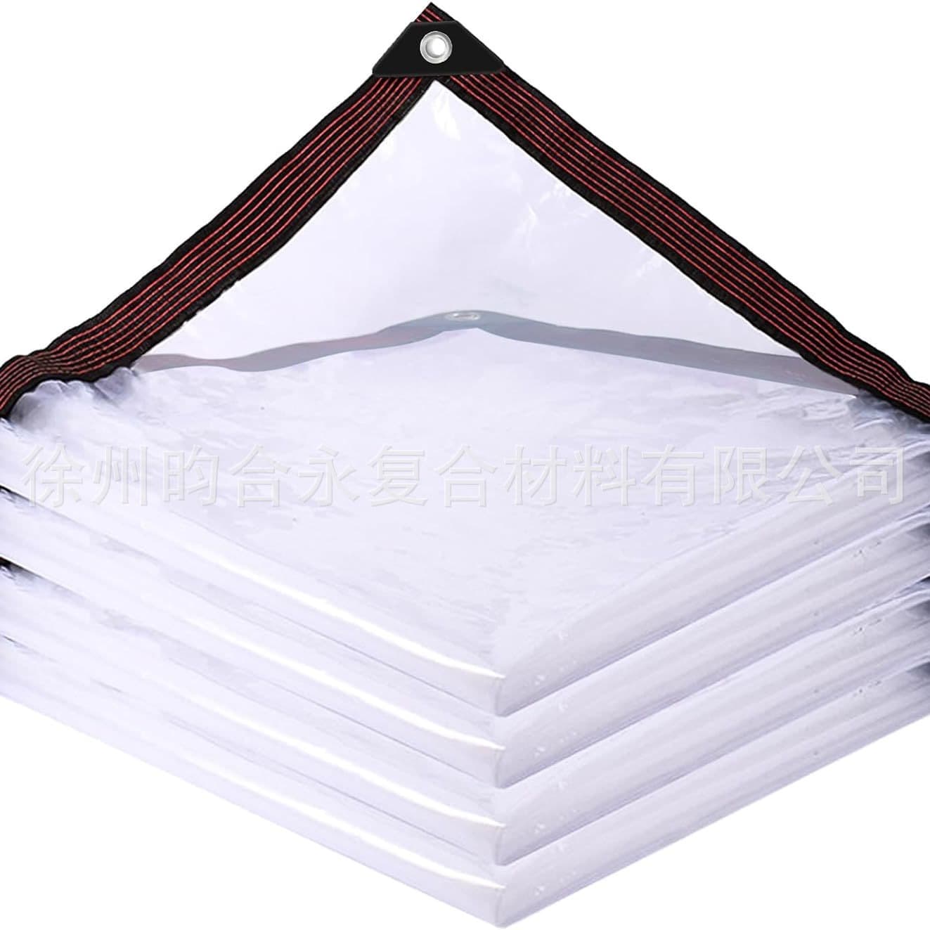 PE film edge-sealed perforated plastic film, greenhouse film, transparent rainproof cloth, succulent flower heat insulation and cold protection plastic film