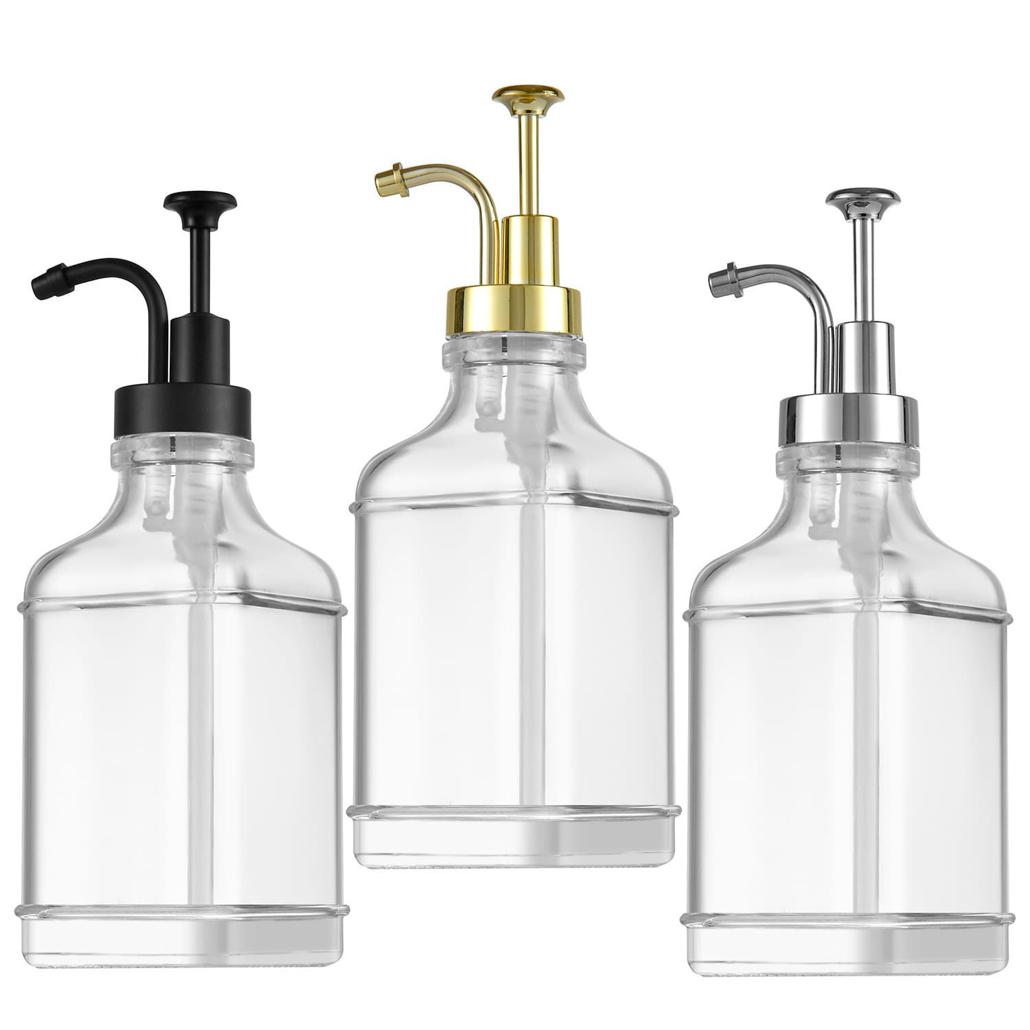 Wholesale 500ml Coffee Syrup Dispenser Milk Tea Syrup Bottle Glass Soap Dispenser Refill Bottle Modern Minimalist