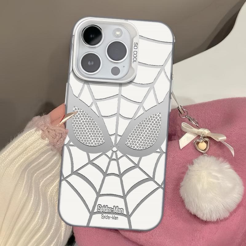 Black and White Spider-Man iPhone 16 Pro Max Case, Compatible with Apple 17 Drop-proof 13 Cool 15 Pro Frosted 4