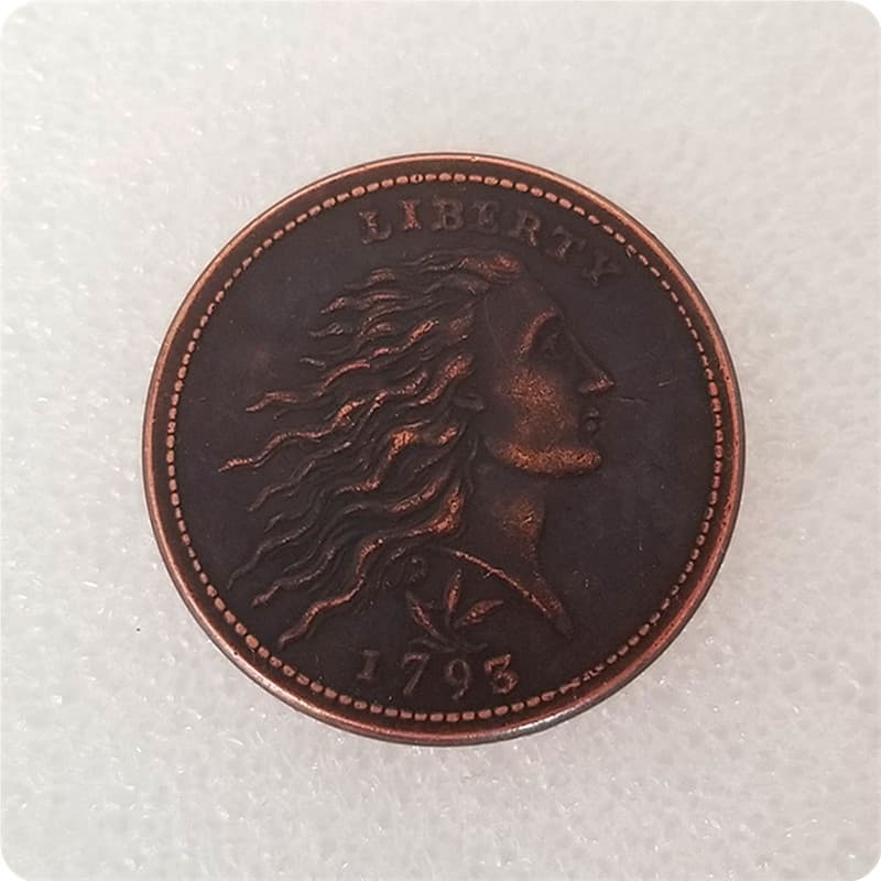 Antique Crafts United States 1793 Copper Coin Commemorative Coin #2145
