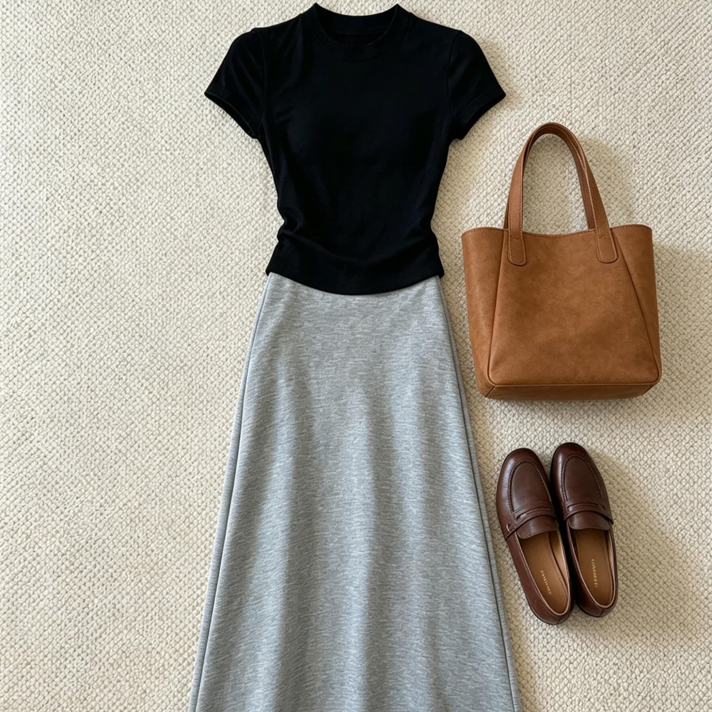 Summer Skirt Set for Women 2026 New Petite Korean Style Long Skirt Elegant High-End Outfit Complete Set