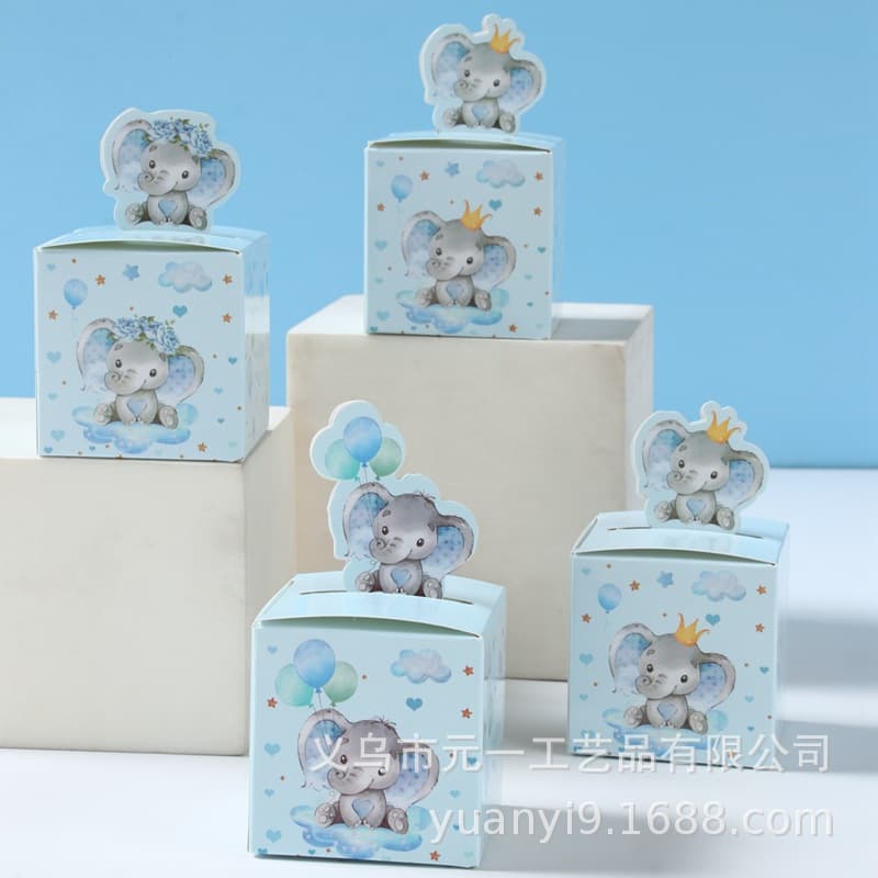 Strawberry Theme Square Candy Box Party Birthday Gift Box Packaging Wedding Candy Box Party Holiday Pillow Box