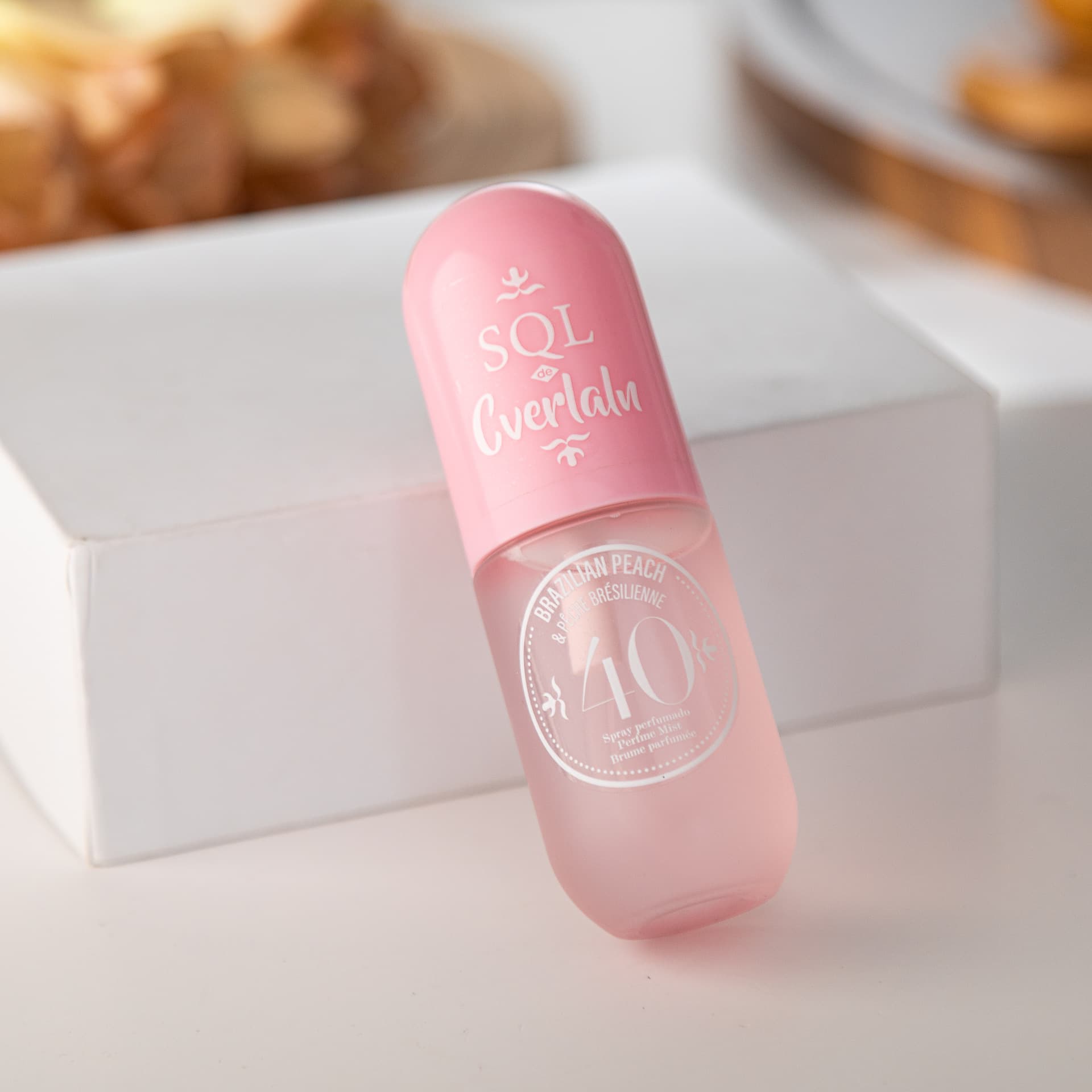 Cross-border SQL Brazilian Crush Perfume Body Hair Fragrance Body Spray 40ml Peach Southeast Asia Wholesale
