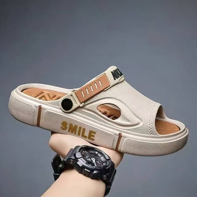 Men's Summer Anti-Slip Thick Sole Sandals Outdoor Sports Beach Shoes Cloud-Like Comfort One-Strap Breathable Casual Shoes