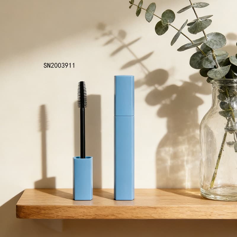 Square Injection Mascara Tube Large Capacity Blue DIY Eyelash Growth Serum Bottle Mascara Bottle