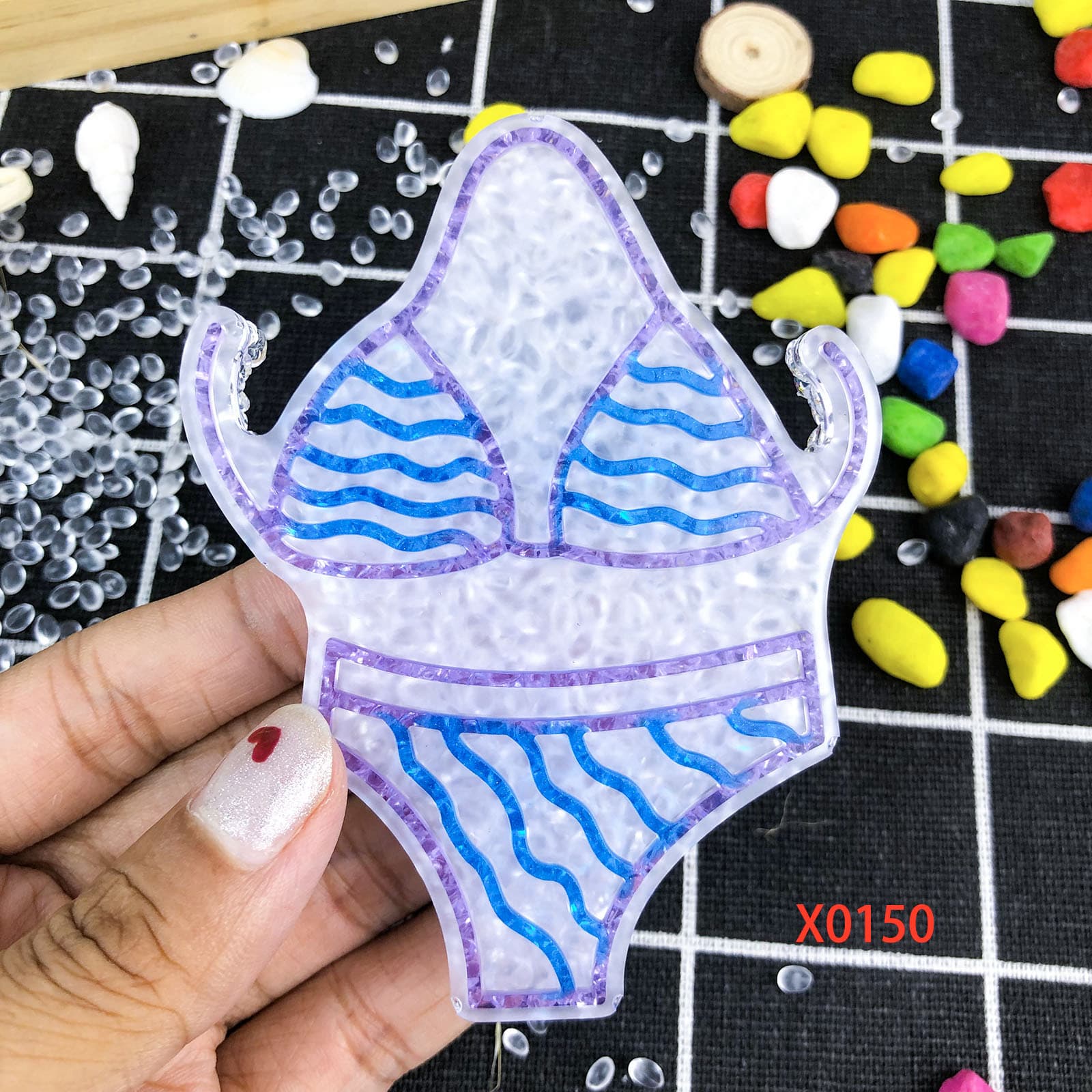 X0150 Swimsuit Aromatherapy Silicone Mold Decoration Mold, DIY Aromatherapy Silicone Mold