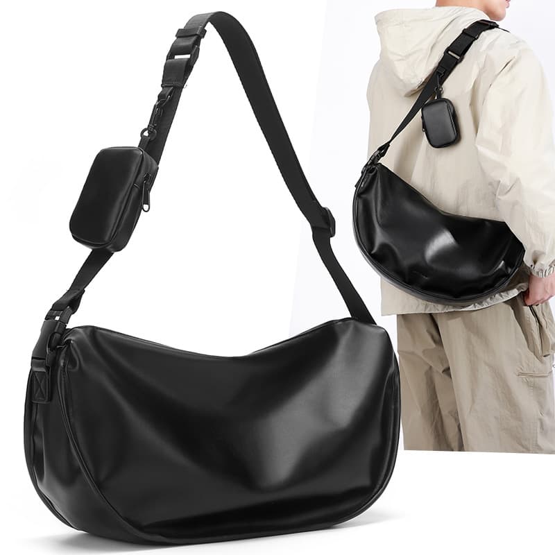 Messenger bag men's high-end ins Japanese trendy shoulder bag casual backpack men's and women's shoulder bag commuter dumpling bag