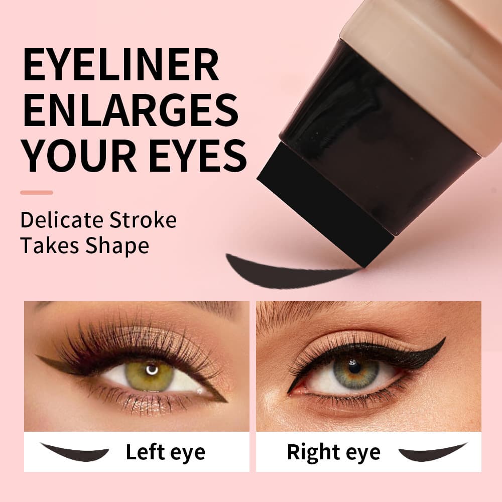 SHEDOES Heart-shaped Eyeliner Stamp Waterproof Sweat-resistant Long-lasting Bendable Lazy Eyeliner Cross-border Southeast Asia Best Seller