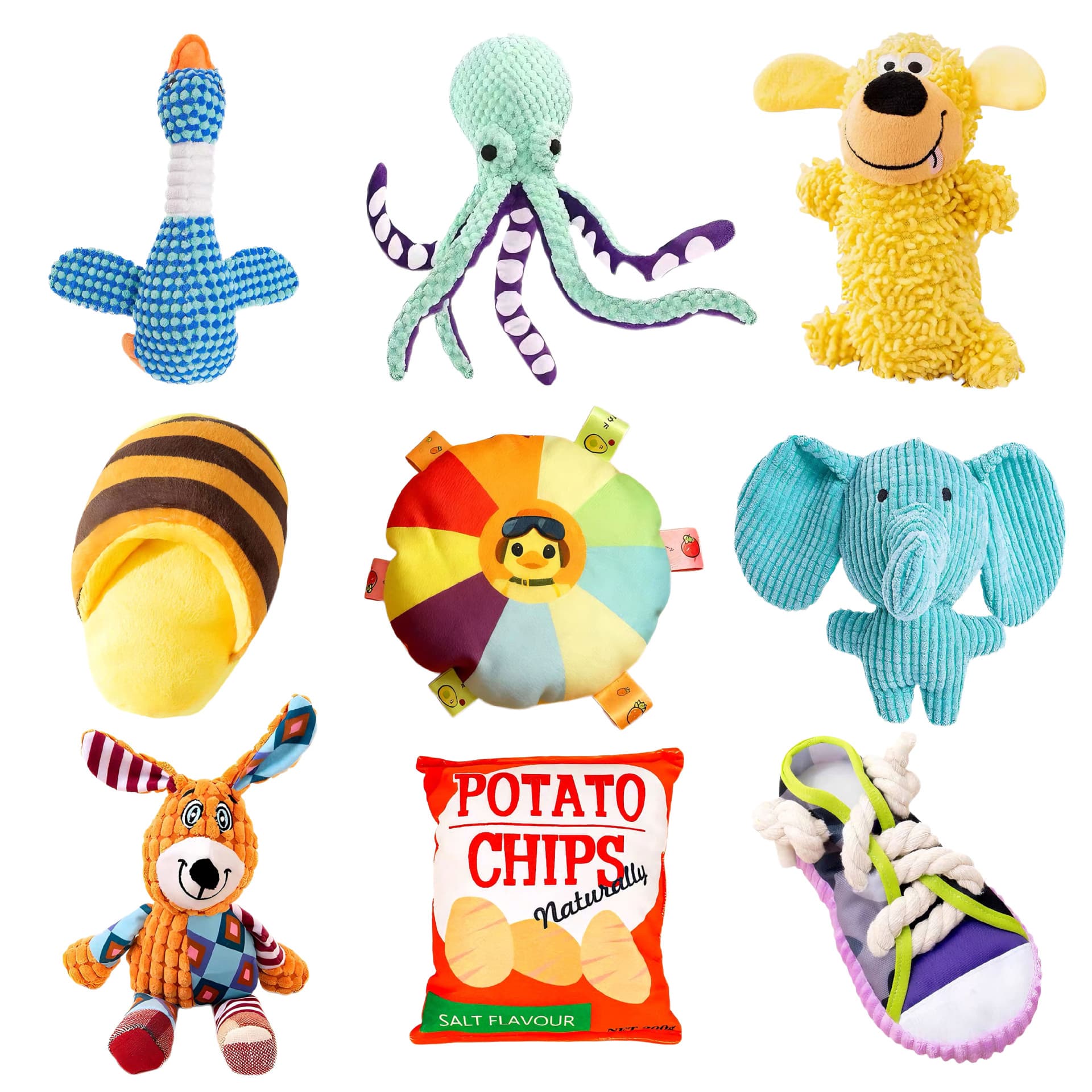 Dog Plush Sound Toy, Bite-Resistant, Realistic Simulation Doll, Self-Entertainment Companion Pet Toy for Small, Medium, and Large Dogs